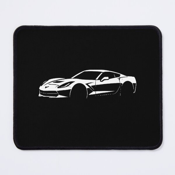 Item preview, C7 Corvette Stingray Silhouette – Minimalist American Supercar Art designed and sold by TheArtOfCar.