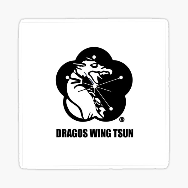 DRAGOS WING TSUN - BLACK & WHITE COLLECTION Sticker