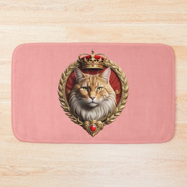 Item preview, CAT KING (#F7A4A0) designed and sold by Marlon Oseguera.