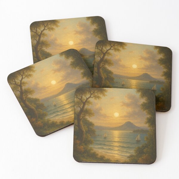 Item preview, Bay of Plenty Mountain and Coast Sunset New Zealand Landscape designed and sold by Places On Earth.