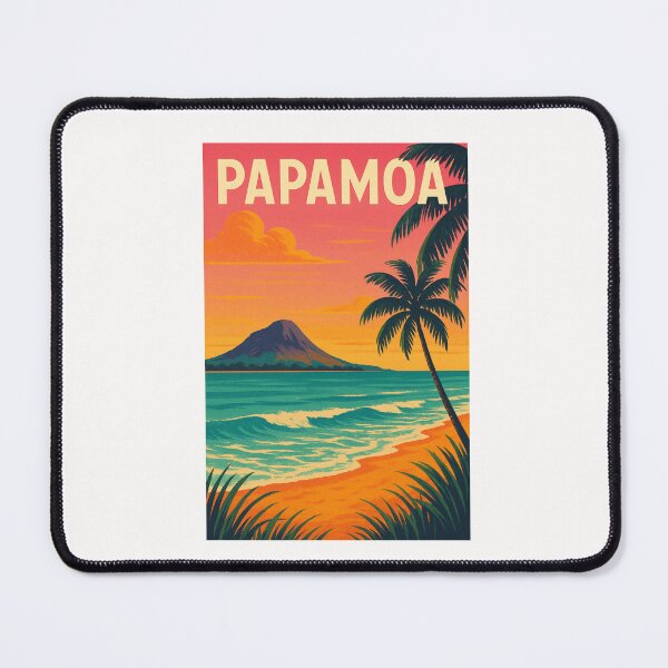 Item preview, Papamoa Beach Sunset View with Mount Maunganui Bay of Plenty New Zealand designed and sold by Places On Earth.