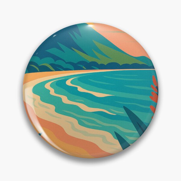 Item preview, Papamoa Coastal Sunrise with Native Plants and Mount Maunganui New Zealand designed and sold by Places On Earth.
