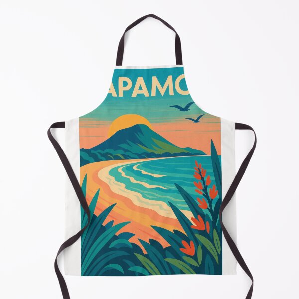Item preview, Papamoa Coastal Sunrise with Native Plants and Mount Maunganui New Zealand designed and sold by Places On Earth.