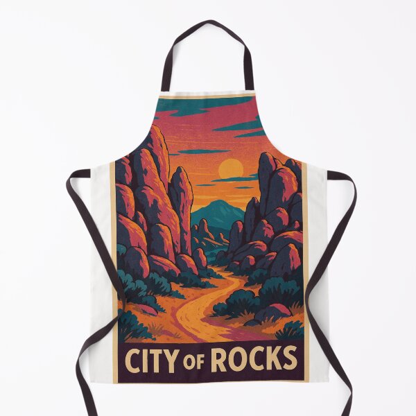 Item preview, City of Rocks New Mexico Sunset Canyon Trail with Rock Formations designed and sold by Places On Earth.