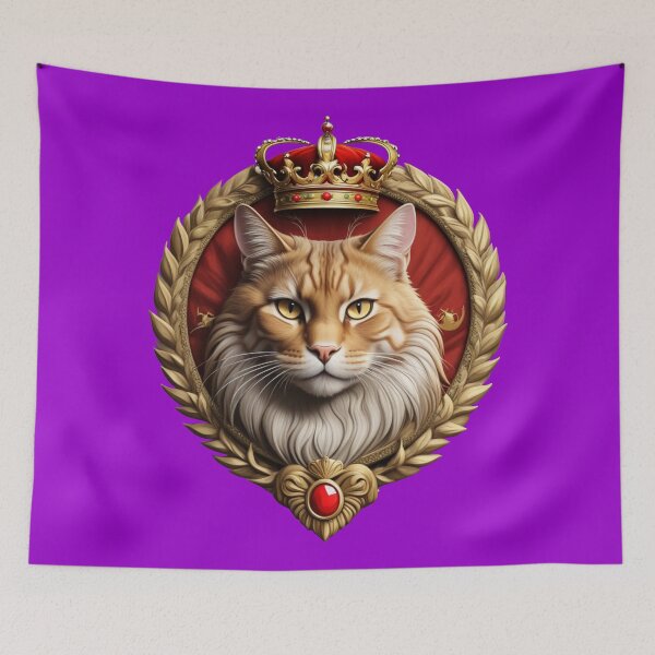 Item preview, CAT KING (#9900CC) designed and sold by Marlon Oseguera.
