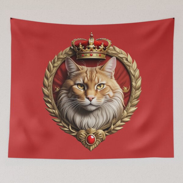 Item preview, CAT KING (#C42A2A) designed and sold by Marlon Oseguera.
