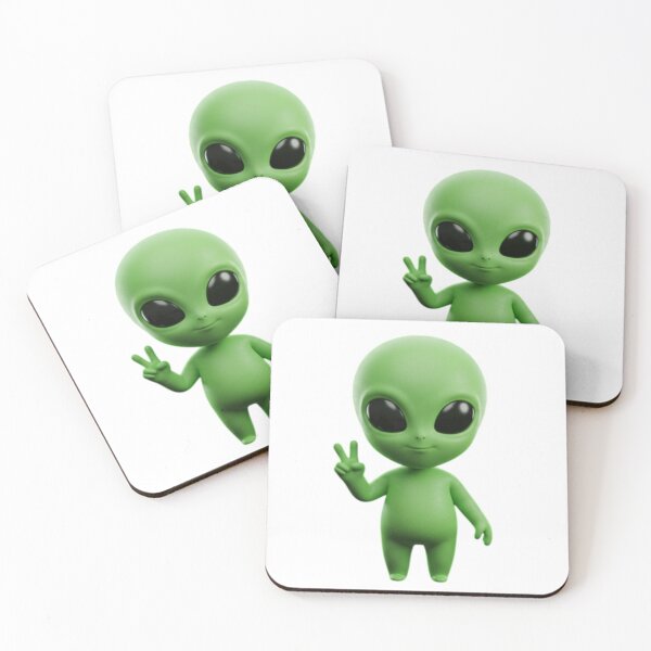 Item preview, Cute Little Green Alien designed and sold by TrendNest Designs USA.