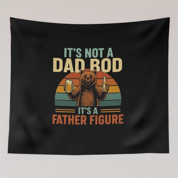 Item preview, It s Not A Dad Bod It s A Father Figure Funny Fathers Day designed and sold by facegm.