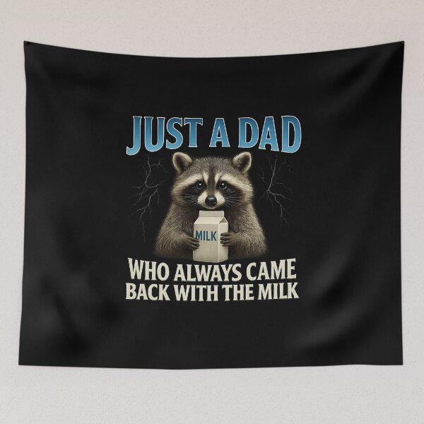 Item preview, Just A Dad Who Always Came Back With The Milk Fathers Day designed and sold by facegm.