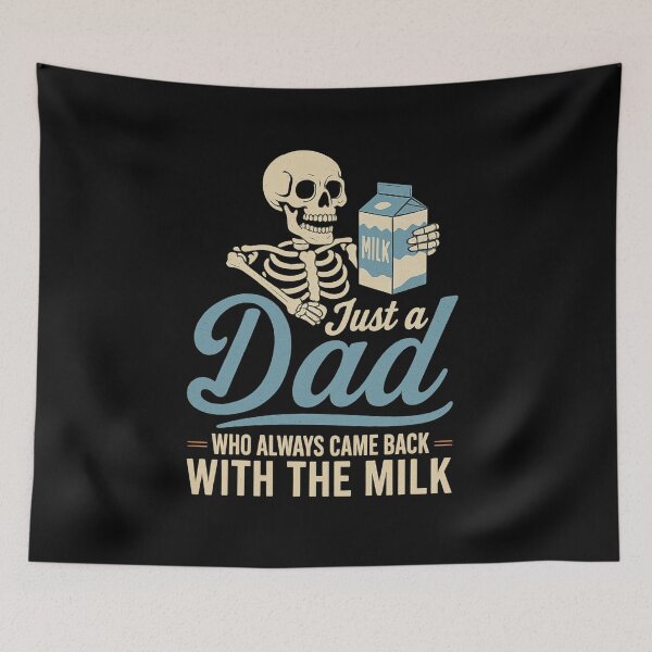 Item preview, Just a Dad who Always Came Back with The Milk designed and sold by facegm.