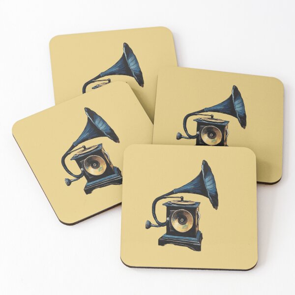 Item preview,  "Vintage 1930s Gramophone - Retro Musical Elegance" designed and sold by Artisticanvas.