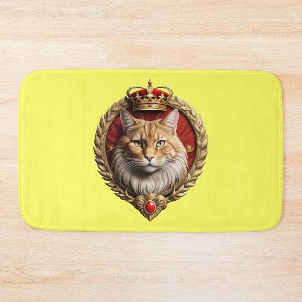 Item preview, CAT KING (#FFFF66) designed and sold by Marlon Oseguera.