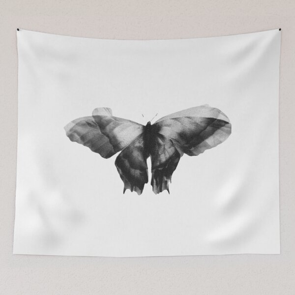 Item preview, Butterfly shadow b&w 4kkkhd designed and sold by Takto.