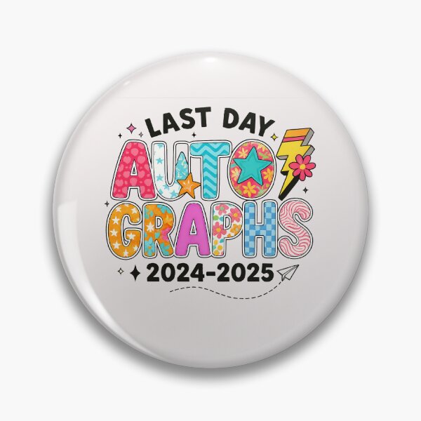 Artikelvorschau, Autogramme für den letzten Tag 2024-2025 Letzter Schultag des Absolventen entworfen und verkauft von facegm.