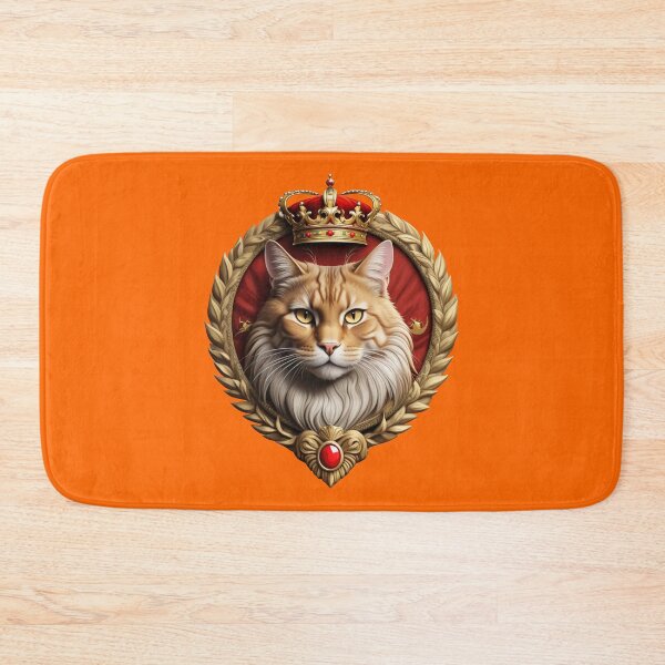 Item preview, CAT KING (#FF6600) designed and sold by Marlon Oseguera.