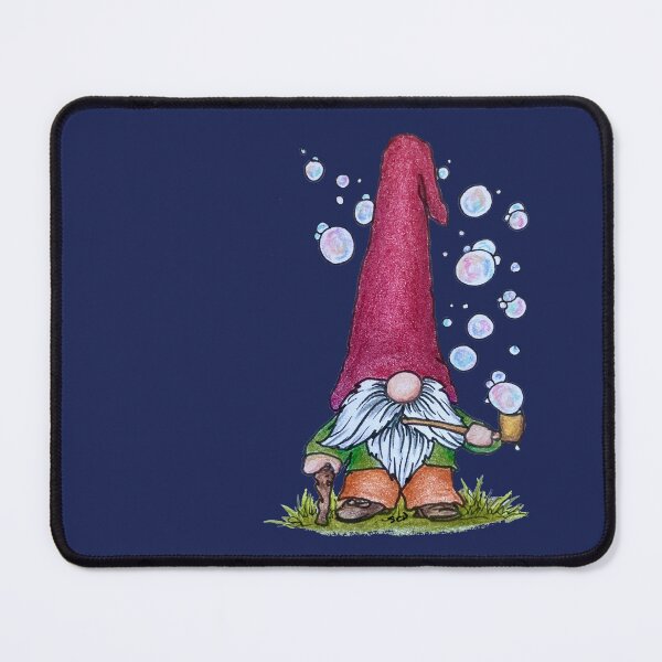 Item preview, Gnome blowing bubbles designed and sold by SarahCD13.