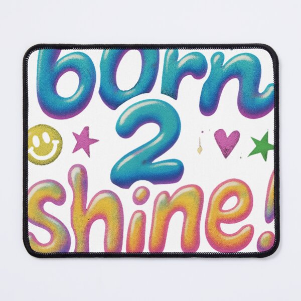 Item preview, Born 2 Shine | Y2K Spray Art Graphic Motivational Streetwear for Gen Z designed and sold by 50ファイターJP.