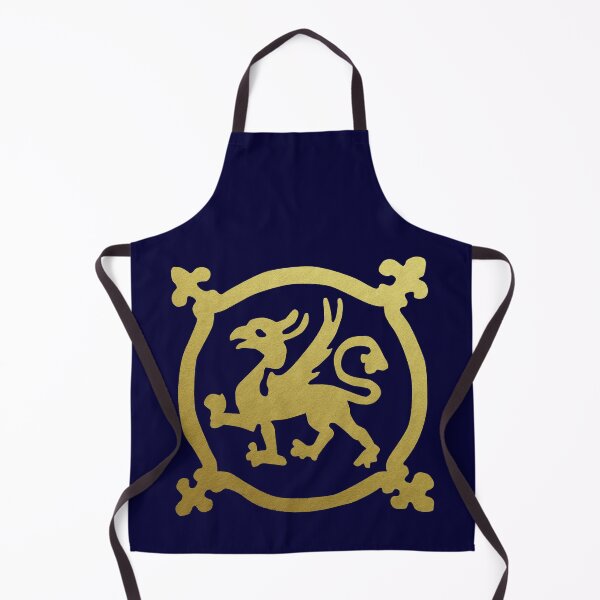 Item preview, Medieval Style Metallic Gold Gryphon designed and sold by Pixelchicken.
