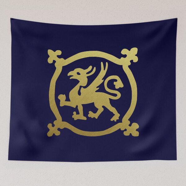 Item preview, Medieval Style Metallic Gold Gryphon designed and sold by Pixelchicken.