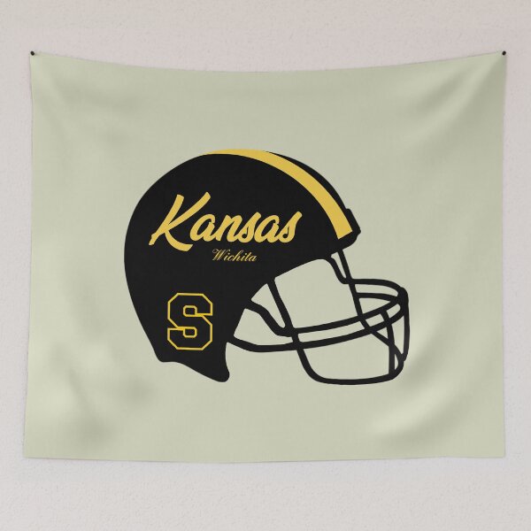Item preview, Wichita Kansas KS Football Helmet  designed and sold by Lartheviking.