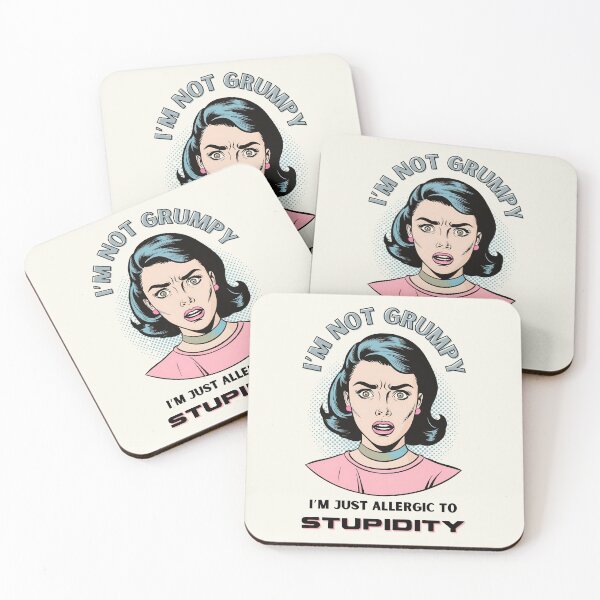 Item preview, I'm Not Grumpy designed and sold by Fee Fee Fay.