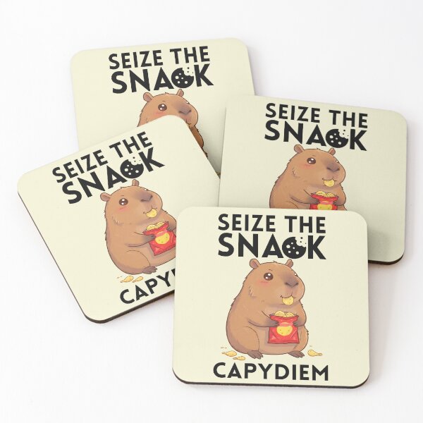 Item preview, Seize the Snack - Capydiem designed and sold by The magic  Yellow bus.