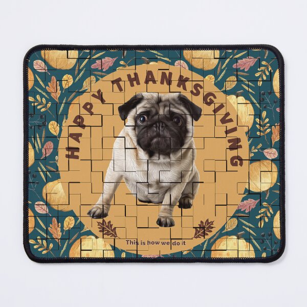 Item preview, Happy Thanksgiving designed and sold by Ralphy pug baby.