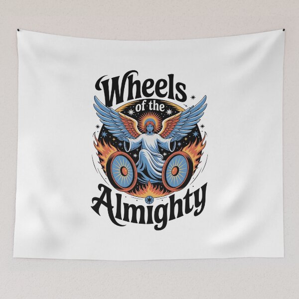 Item preview, Wheels of the Almighty – Celestial Angelic Flame designed and sold by Zanigold.