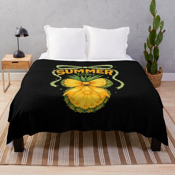 Item preview, Retro Summer Vibes Coquette Bow Pineapple Summer designed and sold by diyoor.