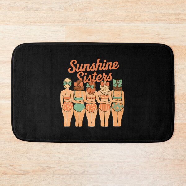 Item preview, Retro Sunshine Sisters Beach Vibes Summer Women Girls Trip designed and sold by diyoor.