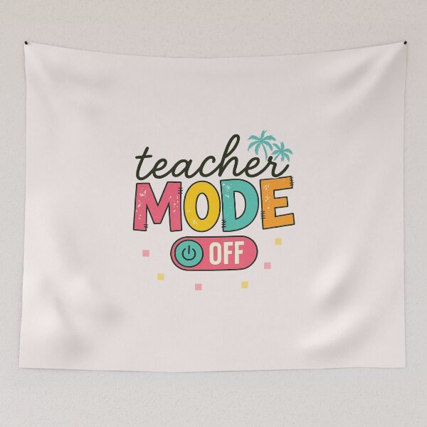 Item preview, Retro Teacher Mode OFF Teachers Happy Last Day Of School designed and sold by diyoor.
