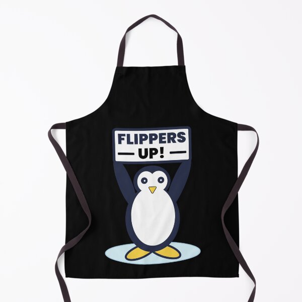 Item preview, Flippers Up Penguin Protest Sign - Cute Arctic Animal Resist  designed and sold by Sunserize Designs.