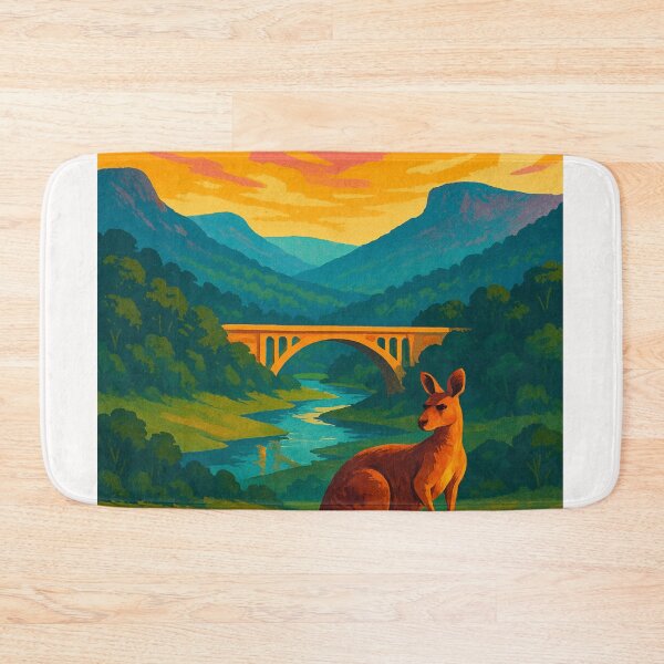 Item preview, Kangaroo Valley New South Wales Scenic Landscape with Fitzroy Falls and Wildlife designed and sold by Places On Earth.
