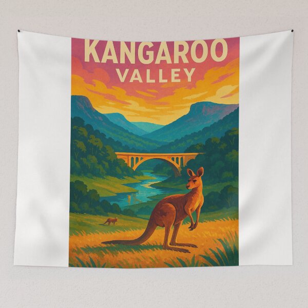 Item preview, Kangaroo Valley New South Wales Scenic Landscape with Fitzroy Falls and Wildlife designed and sold by Places On Earth.