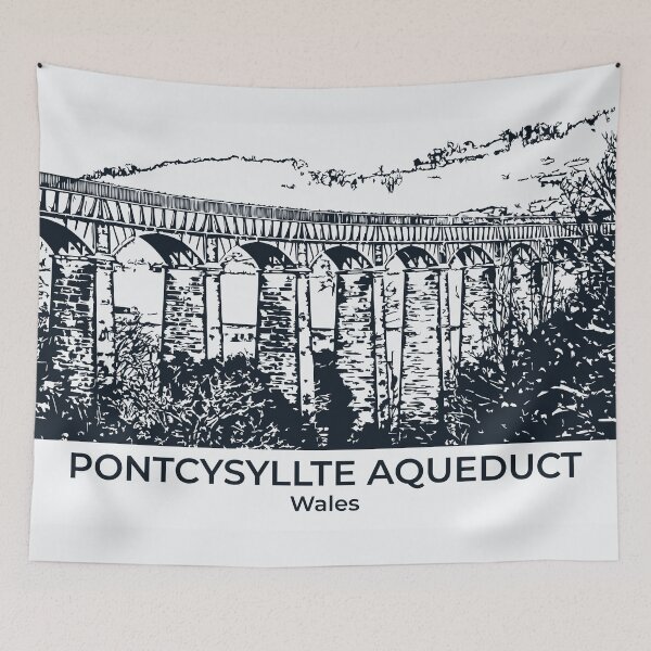 Item preview, Pontcysyllte Aqueduct - Wales designed and sold by Lakeric Cityscapes.