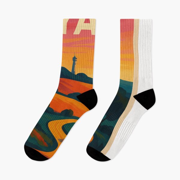 Item preview, Yass New South Wales Rolling Hills and Sunset Road in Southern Tablelands Australia designed and sold by Places On Earth.