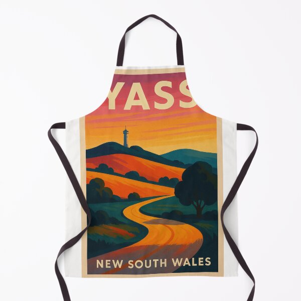 Item preview, Yass New South Wales Rolling Hills and Sunset Road in Southern Tablelands Australia designed and sold by Places On Earth.