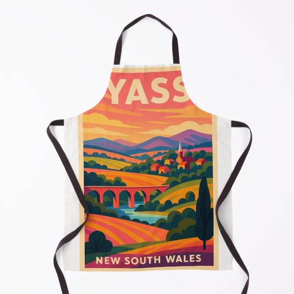 Item preview, Yass Australia Valley Bridge and Countryside Village New South Wales Scenic View designed and sold by Places On Earth.
