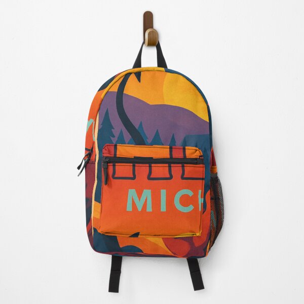 Item preview, Hell Michigan Humorous Travel Destination with Devil Character and Sunset Forest designed and sold by Places On Earth.