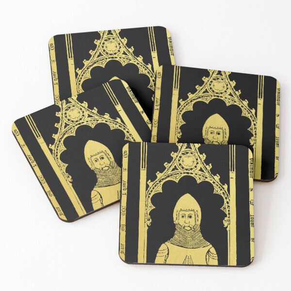 Item preview, Medieval Tomb Brass Rubbing John De Cobham 2nd Baron Cobham Died1355 designed and sold by Pixelchicken.
