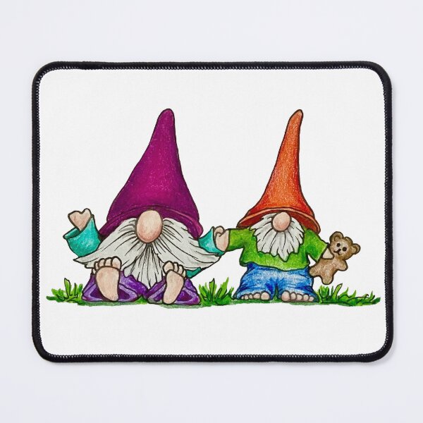 Item preview, Daddy gnome and kid with teddy bear designed and sold by SarahCD13.