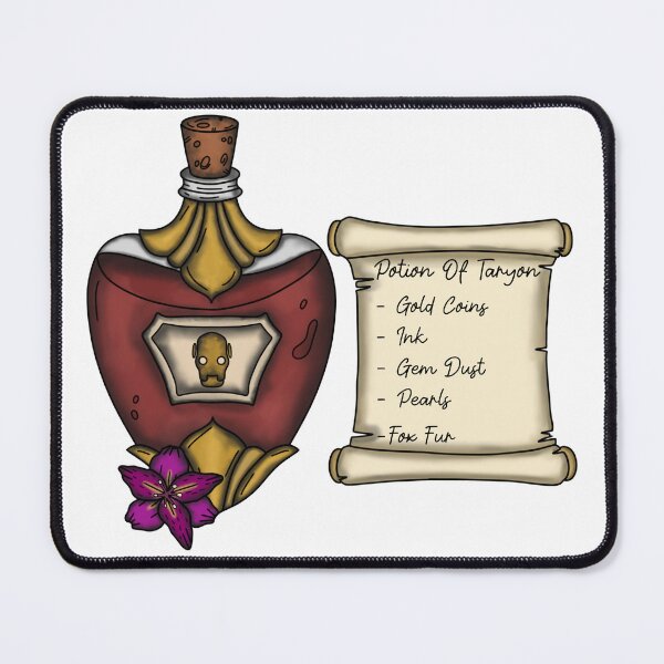 Item preview, Taryon Potion Bottle and Ingredient List designed and sold by LunarAshes.