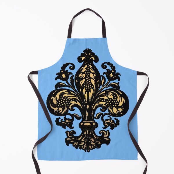 Item preview, Elegant Fancy French Renaissance Fleur De Lis Black and Gold  designed and sold by Pixelchicken.