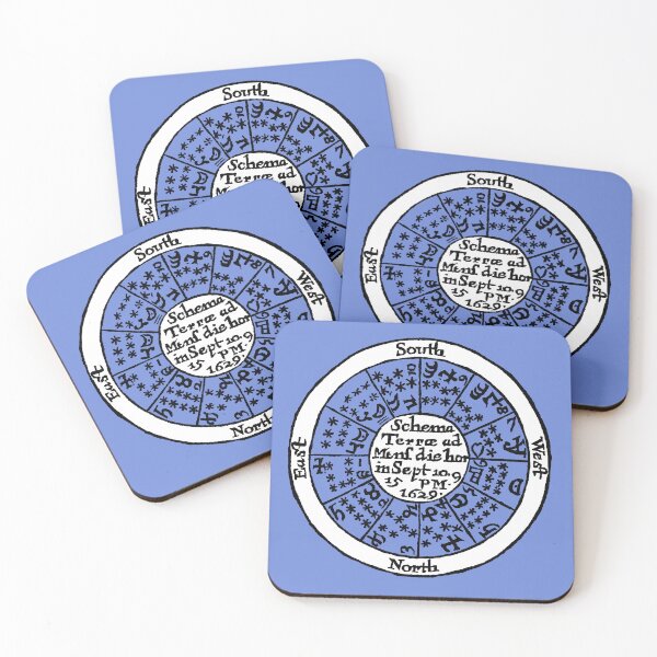 Item preview, Astrological Chart 17th Century Four Elements designed and sold by Pixelchicken.