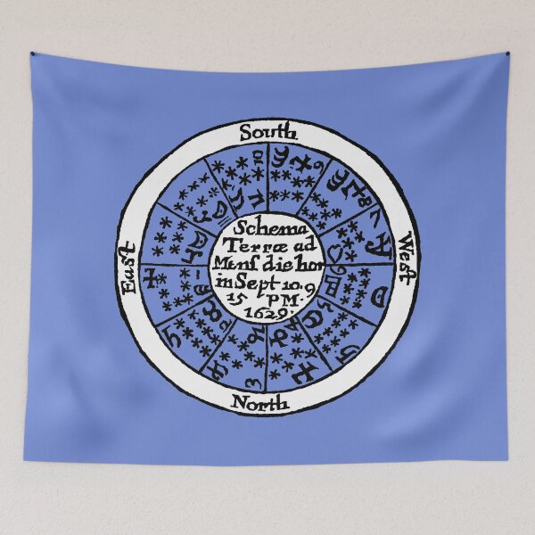 Item preview, Astrological Chart 17th Century Four Elements designed and sold by Pixelchicken.