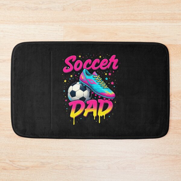 Item preview, Soccer Dad Neon Drip Respect The Game Cleat Ball Father s Day  designed and sold by TalalosART.
