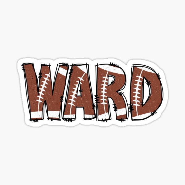 Aperçu de l'œuvre Copie de Ward Football Amazing Fan Quarterback QB créée et vendue par smartrocket.