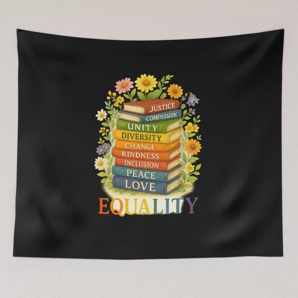 Item preview, Subtle Anti Trump Flowers Equality Floral Book LGBTQ+ Resist designed and sold by TalalosART.