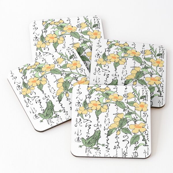 Item preview, Eighteenth Century Japanese Botanical Frog Toad Flowers designed and sold by Pixelchicken.