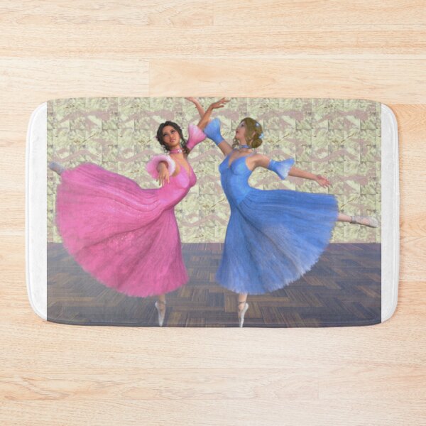 Item preview, Pink and Blue 3D Ballet Dancers designed and sold by KDStout.